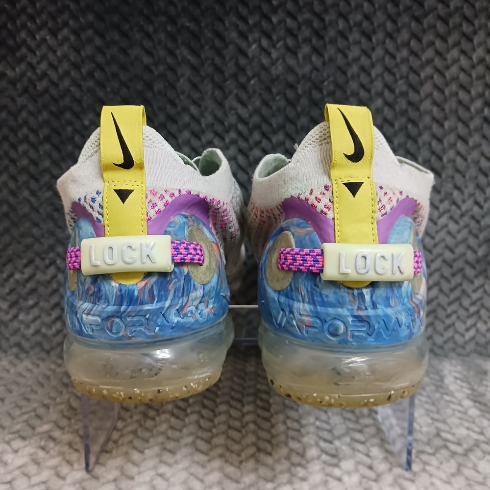 Nike Air VaporMax 2020 Flyknit Pure Platinum Multi Color Men's Shoes Size 11 - Picture 3 of 15
